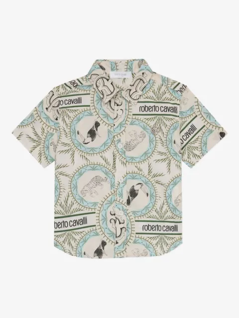 Roberto Cavalli Junior printed shirt