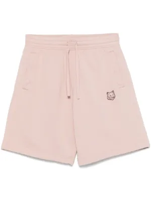 【送料&関税込】Maison KitsunAC Pink Cotton Shorts Maison Kitsuné - Cotton shorts Pink - The Corner