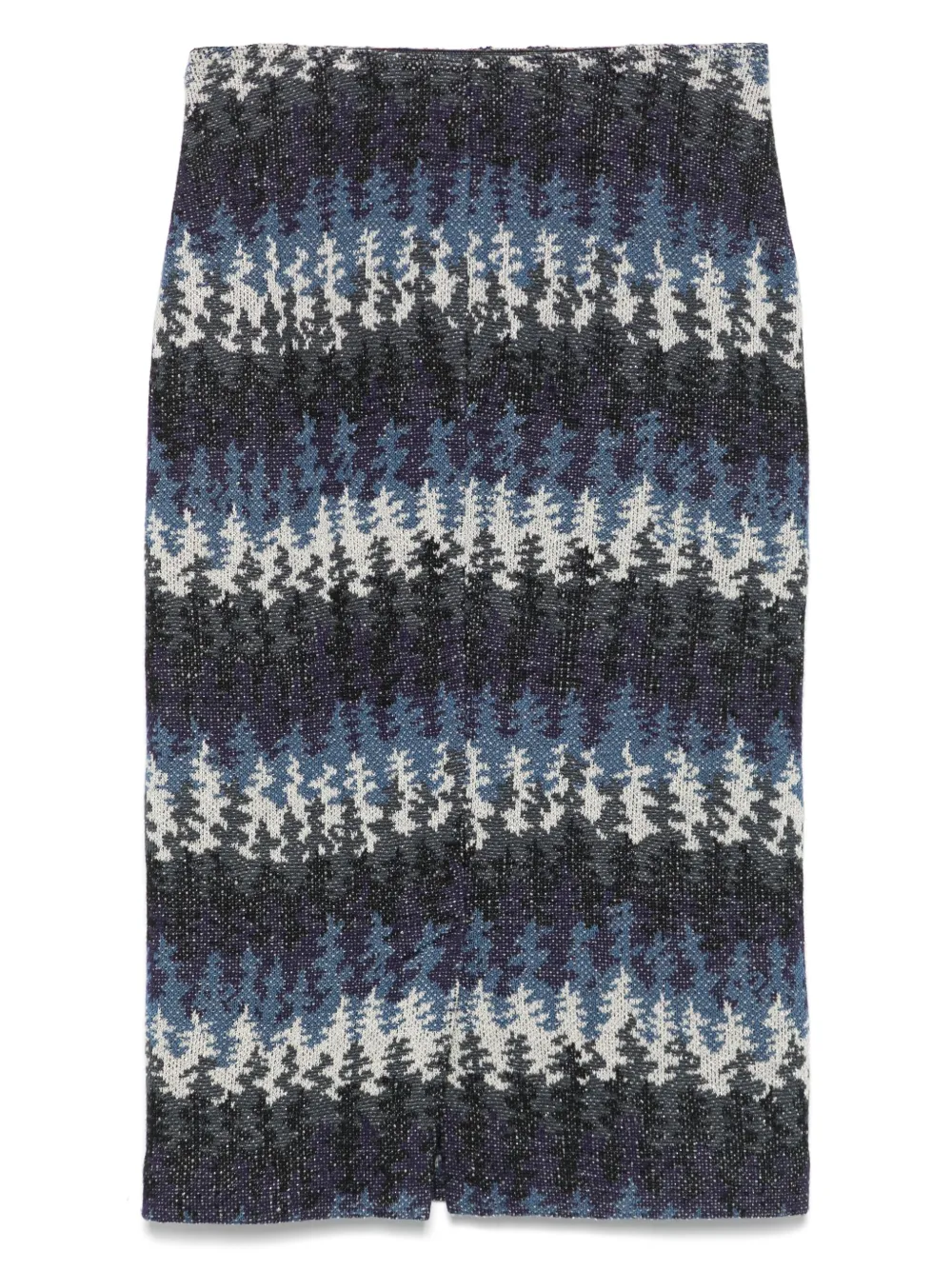 Missoni Pre-Owned 1990s gebreide mini-rok - Blauw