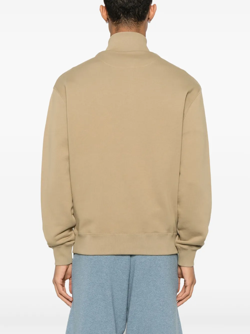 Maison Kitsuné Sweater met Fox-patroon Beige