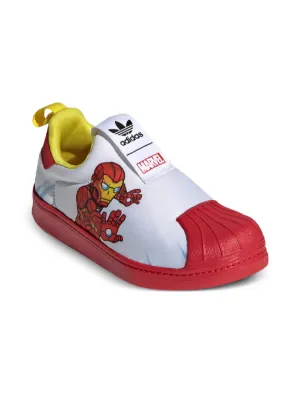 Adidas Kids x Marvel Superstar 360 "Captain America" Sneakers | White |  FARFETCH ID