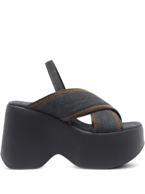 サンダル・ミュール Vic Matie Mid Sculpted Heel Sandals Vic Matié Mid Sculpted Heel Sandals White | Sandalen