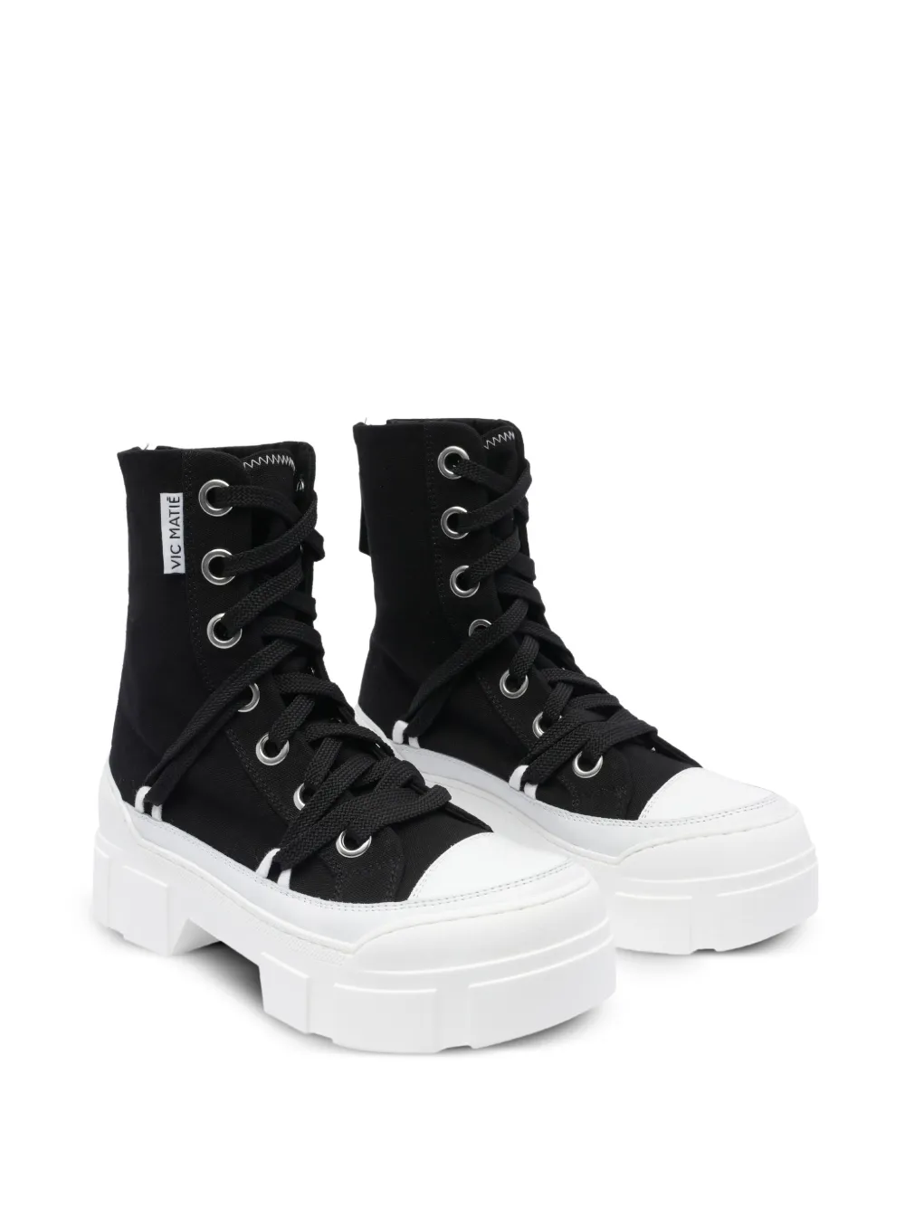 Vic Matie Sneakers met plateauzool Zwart