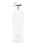 Ichendorf Milano Tabby Cat bottle (8cm x 27.5cm) - White