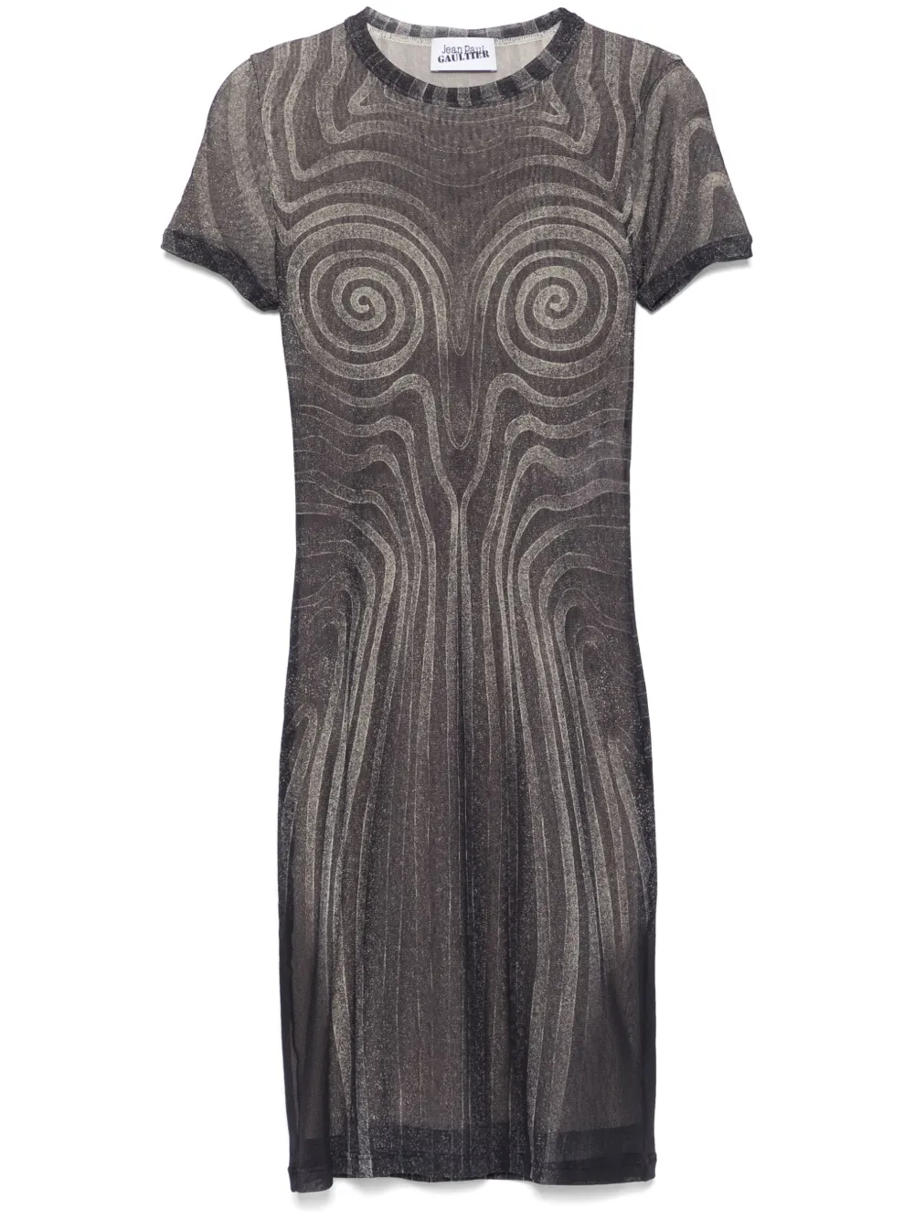 Spiral mini dress