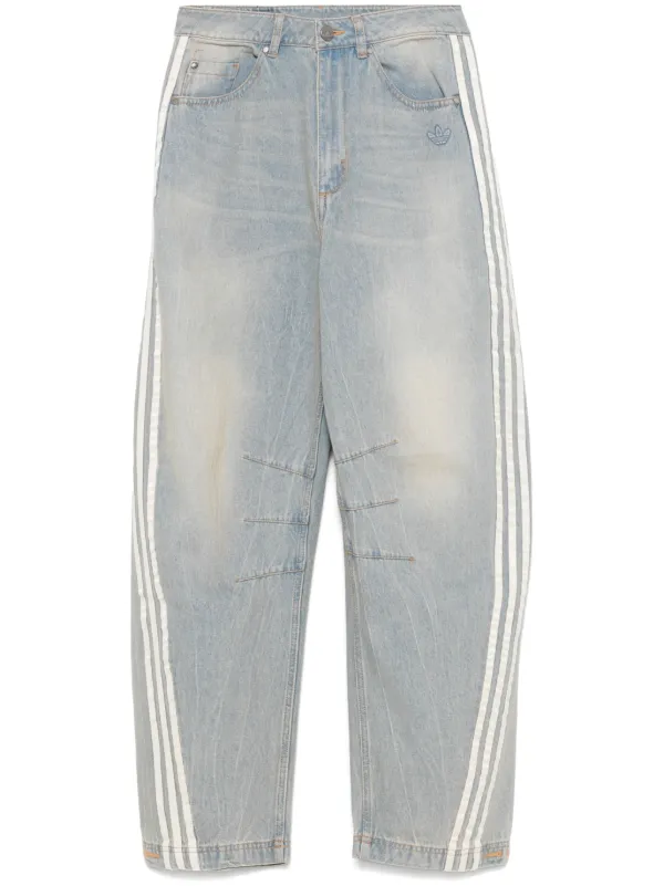 Adidas Adilenium Season 3 side-stripe Jeans | Blue | FARFETCH