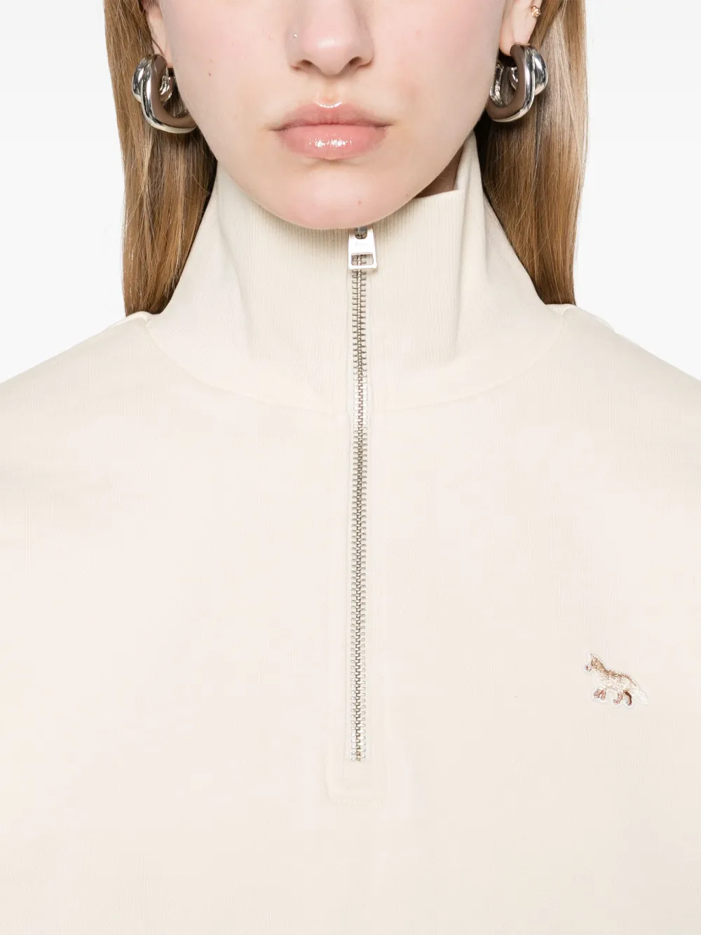 MAISON KITSUNÉ BABY FOX PATCH SWEATSHIRT 