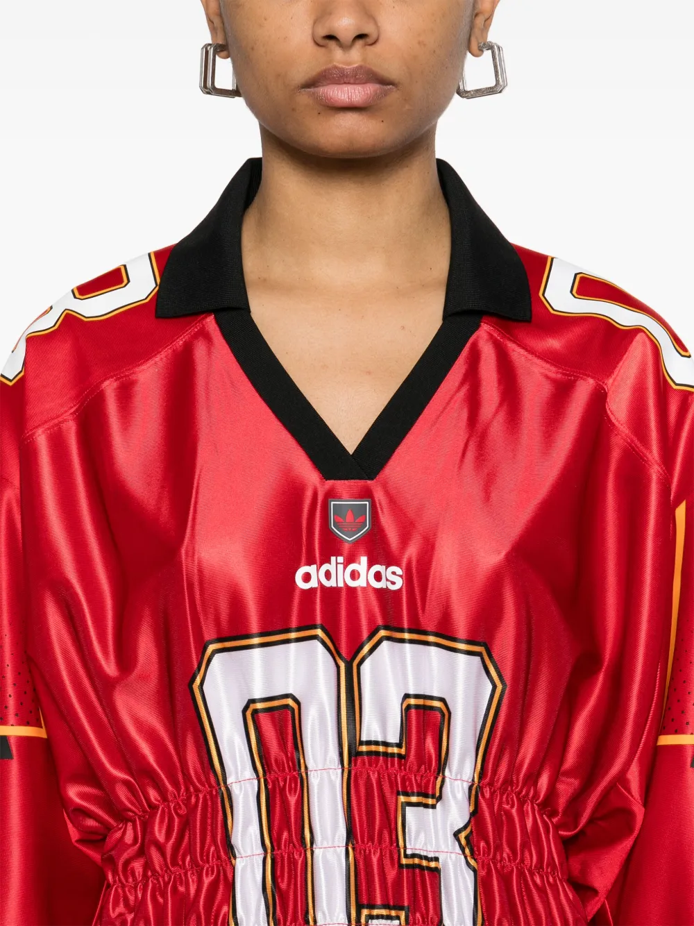 adidas Jersey top met lange mouwen Rood