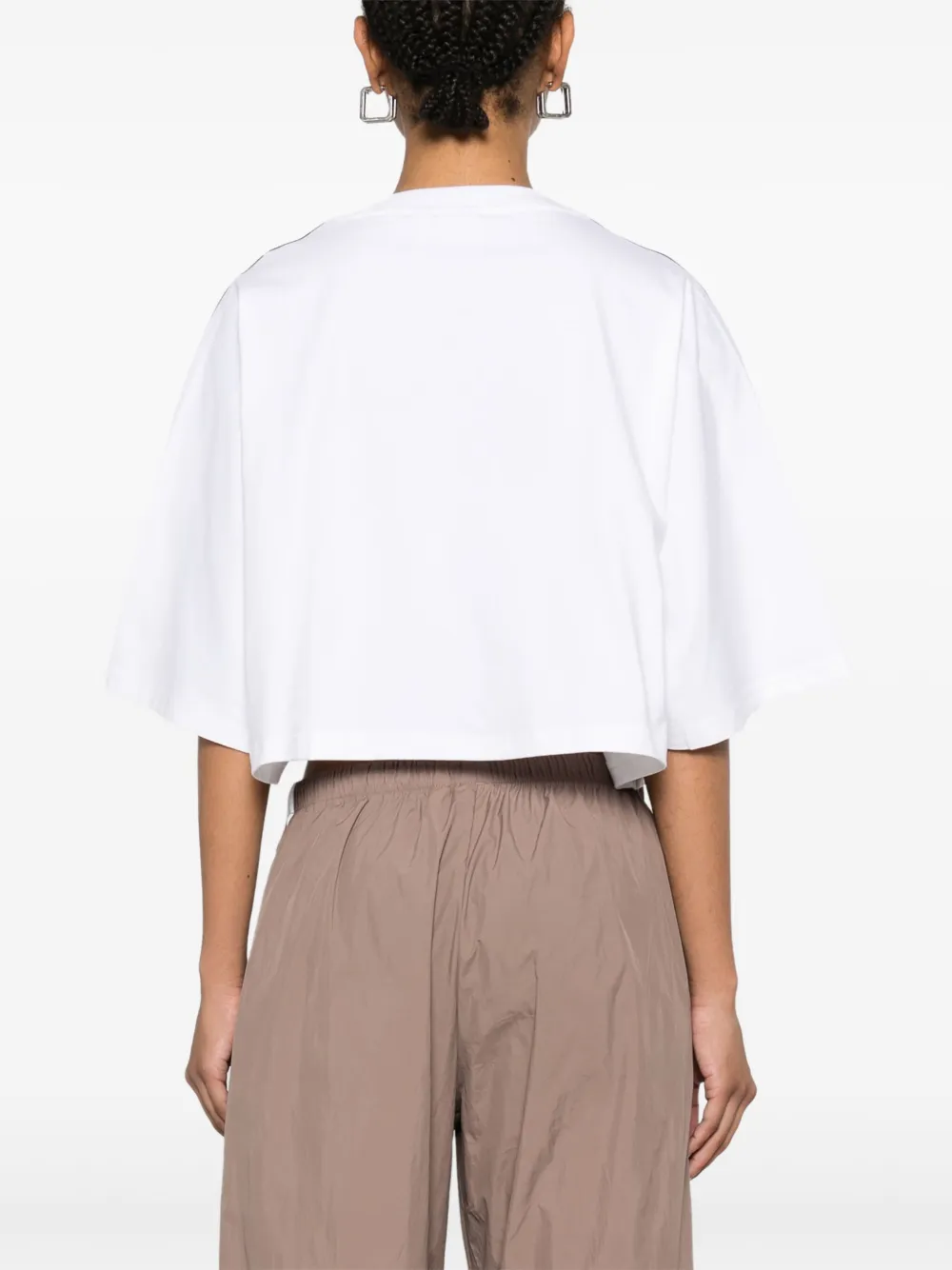 adidas T-shirt met drie strepen Wit