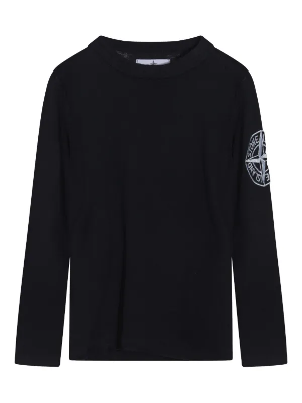 Stone Island Junior コンパスエンブロイダリーTシャツ | ブルー 