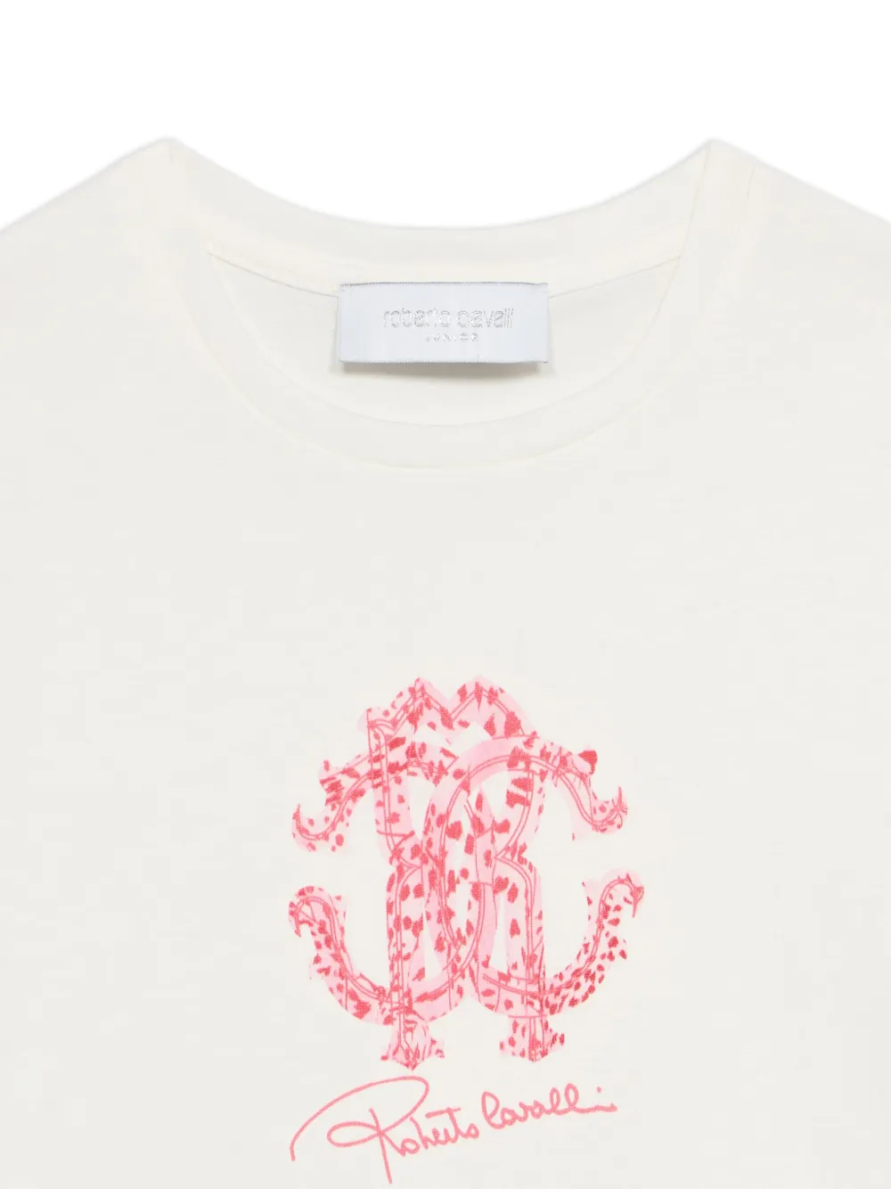 ROBERTO CAVALLI JUNIOR LOGO PRINT T-SHIRT