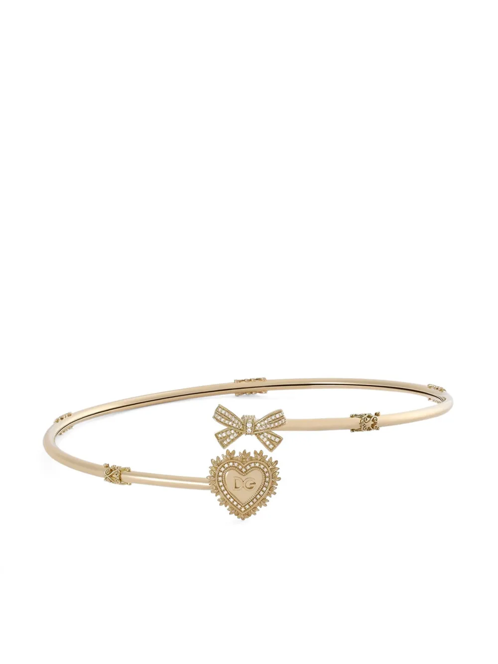 Dolce & Gabbana Devotion necklace 18kt yellow gold · S