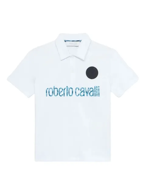 Roberto Cavalli Junior Camisa polo com logo