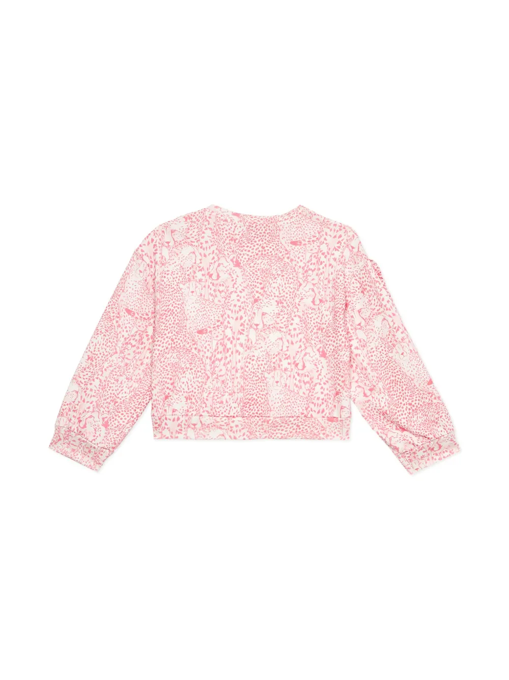 Roberto Cavalli Junior leopard motif sweatshirt - Roze