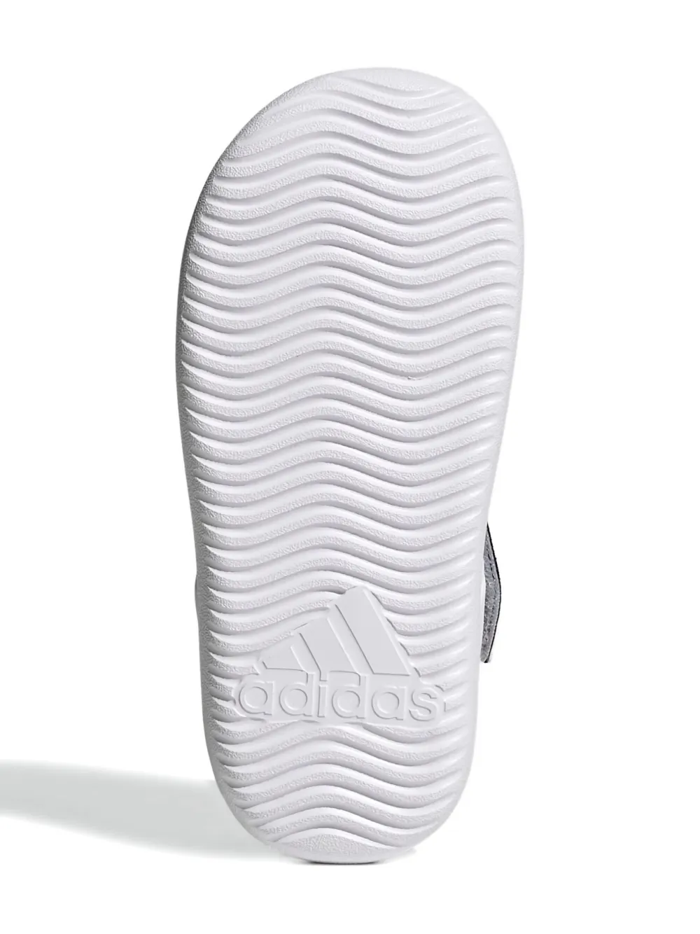 adidas Kids logo-print "Cloud White" sandals Grey