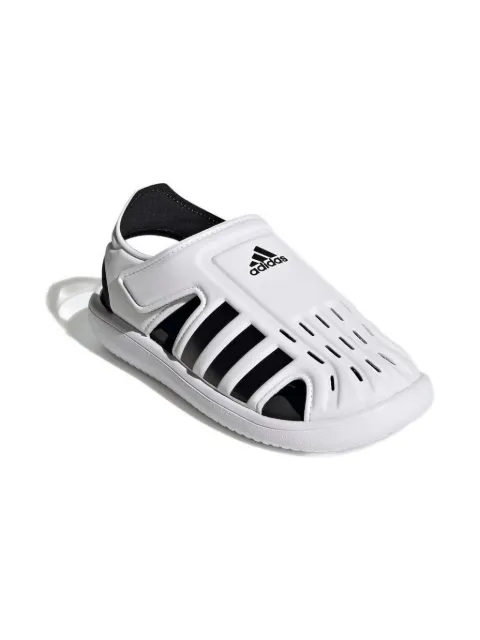 adidas Kids صندل "كلاود وايت" بطبعة شعار الماركة