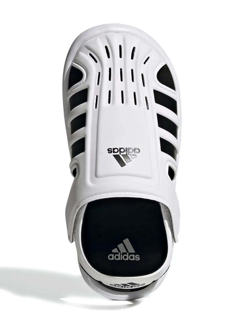 Adidas Originals Logo-print "cloud White" Sandals In White
