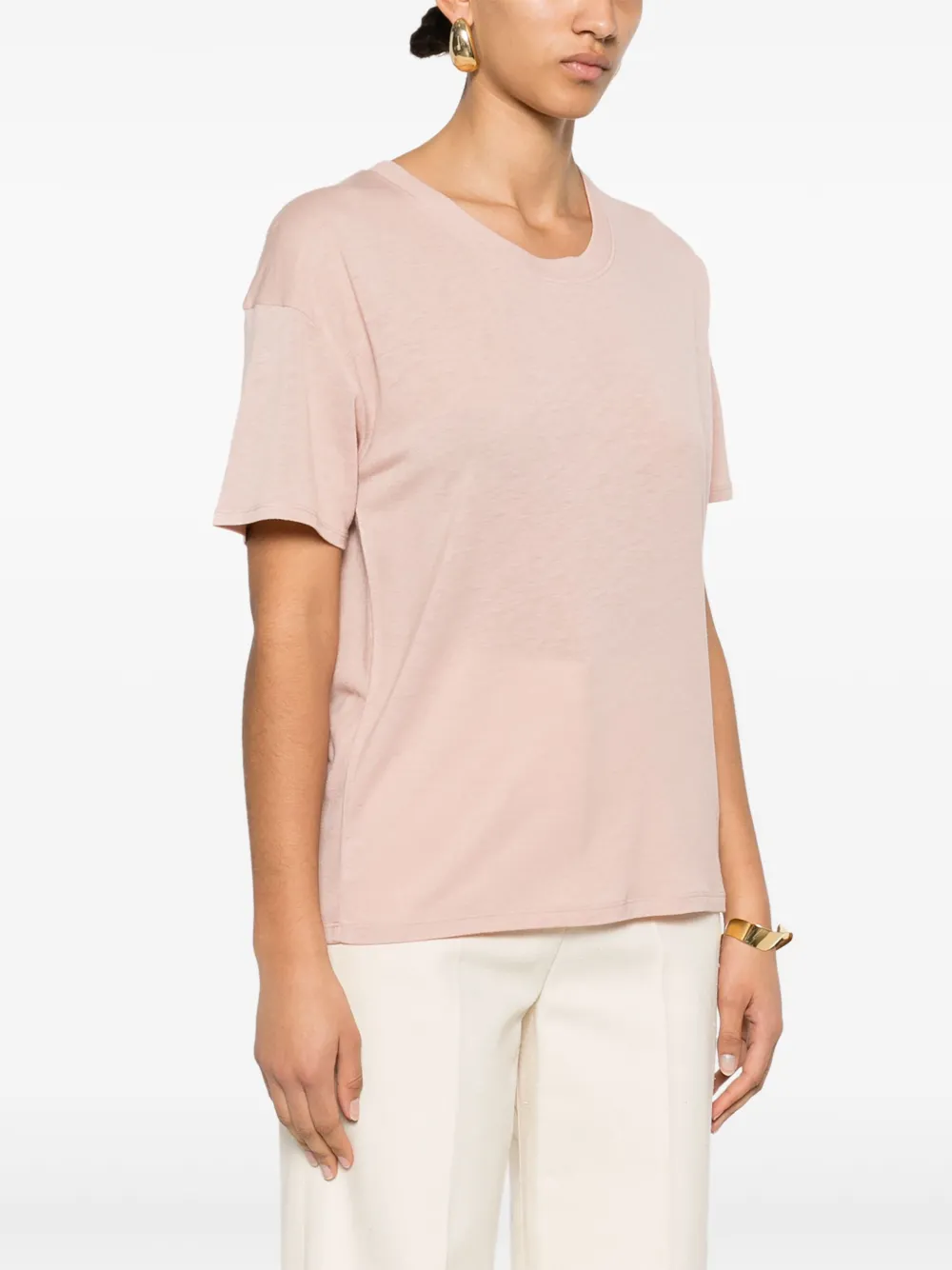 Shop Loulou Studio Ezra T-shirt In Pink