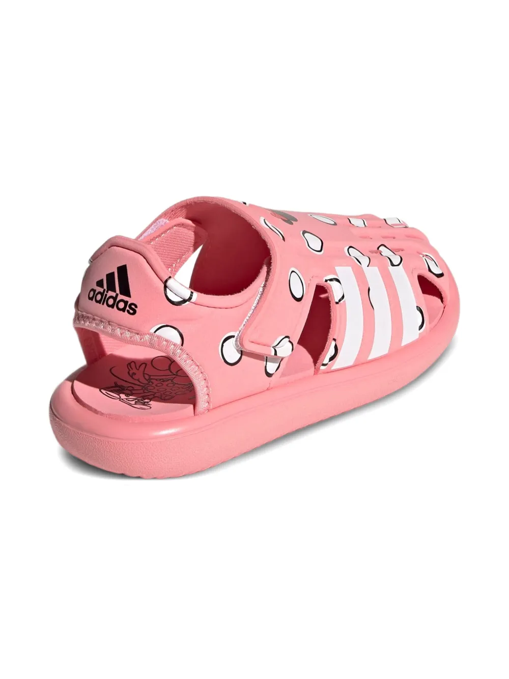 adidas Kids x Disney printed "Minnie Mouse" sandals Pink