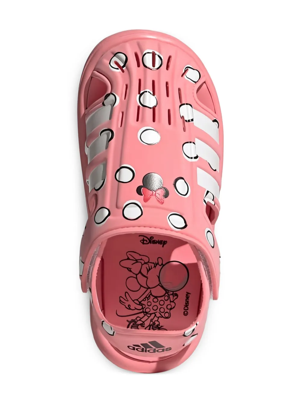 adidas Kids x Disney printed "Minnie Mouse" sandals Pink