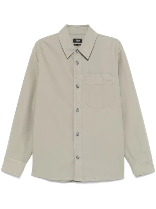 A.P.C. chemise Basile - Vert - A.P.C. - Modalova