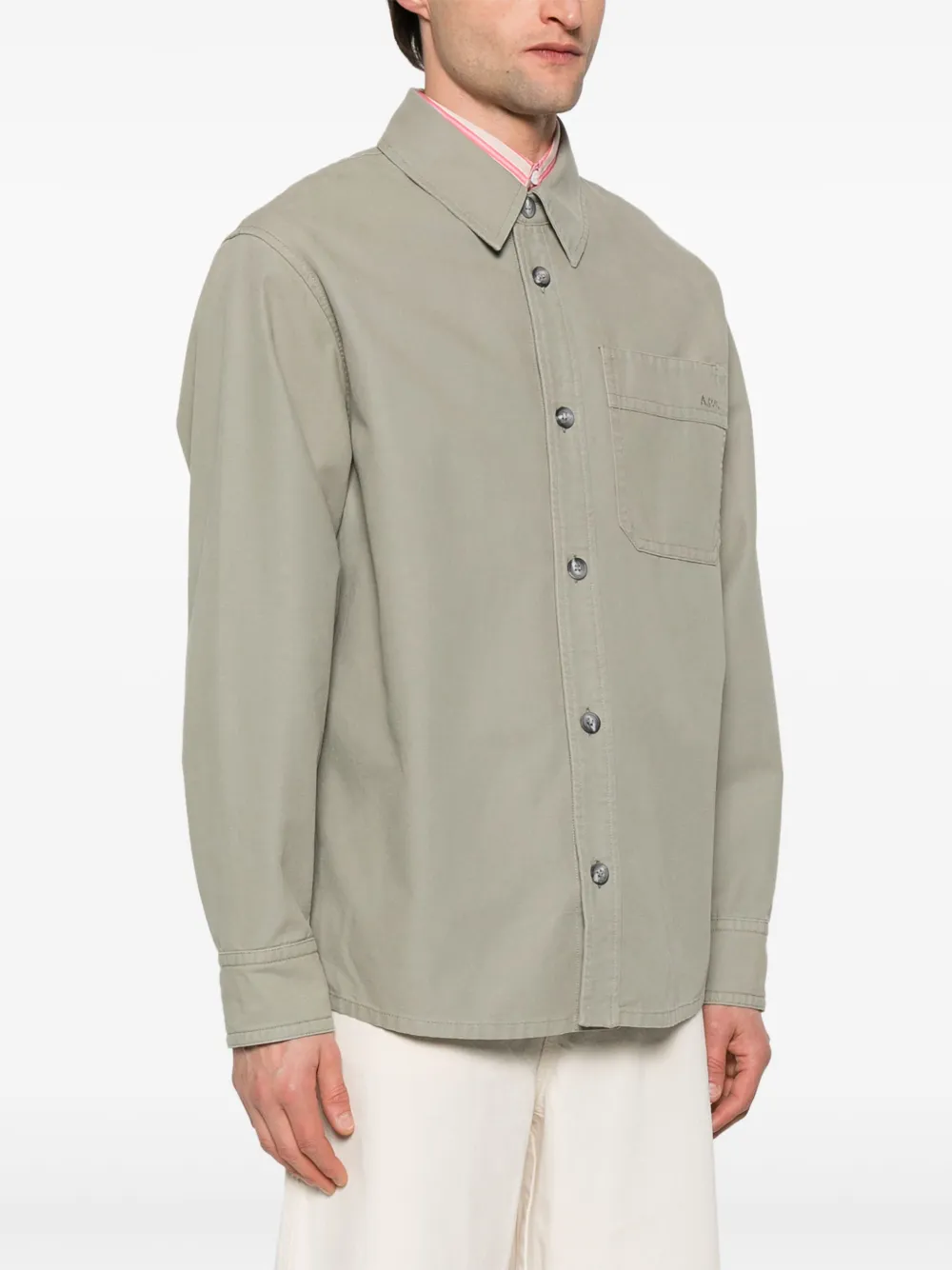 A.P.C. Basile overhemd Groen
