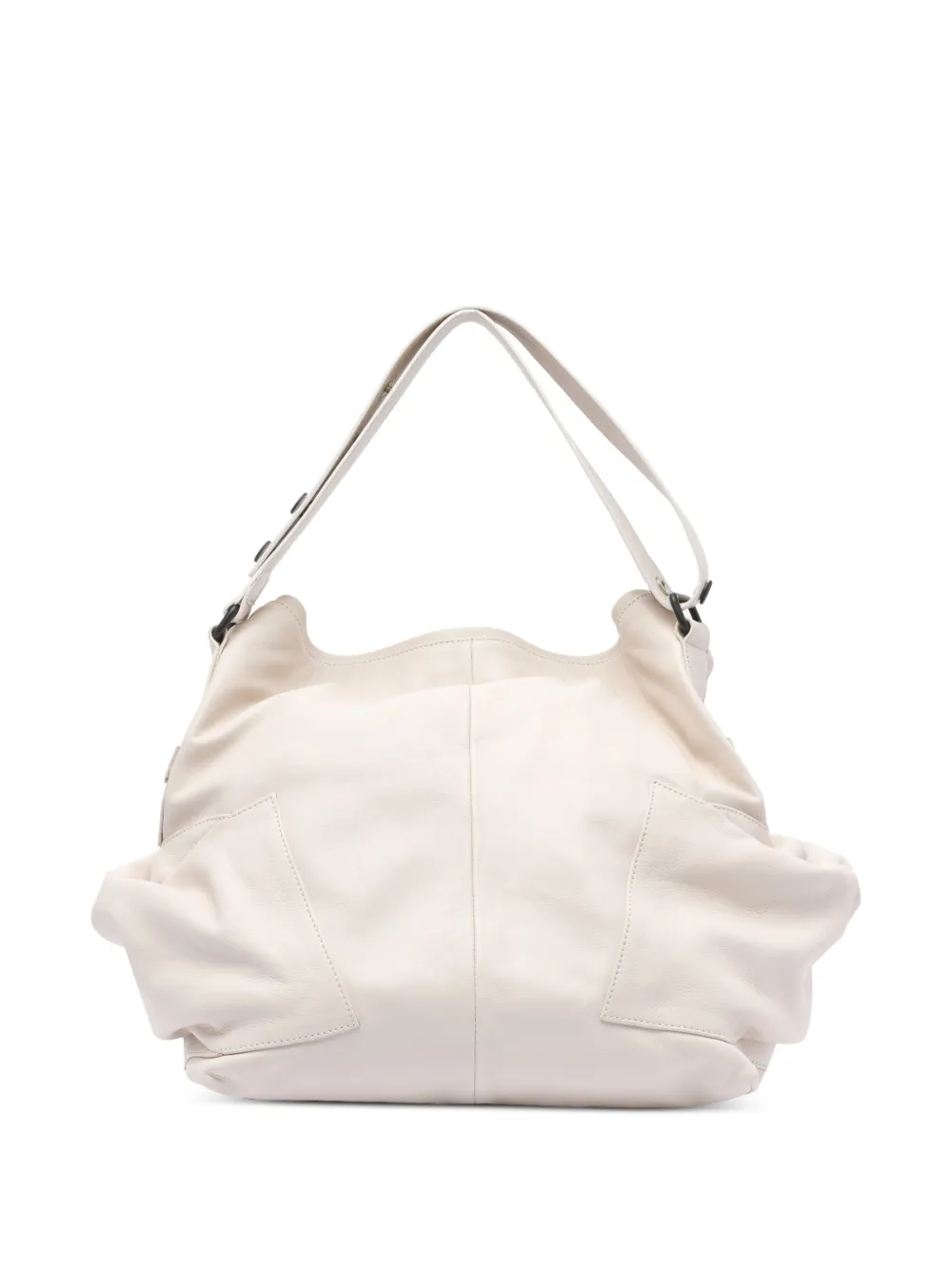 Vic Matie leather shoulder bag - Wit