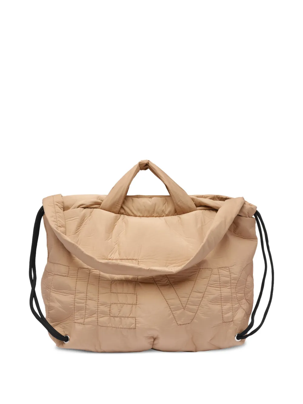 Vic Matie logo-embroidered tote bag - Beige