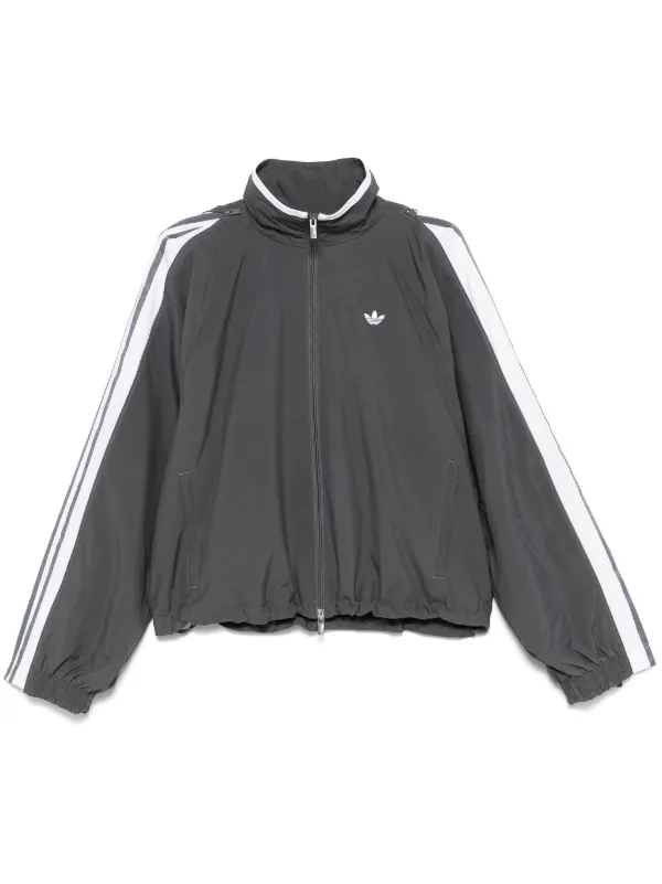 adidas ジップアップジャケット グレー/ブラック adidas ジップアップジャケット グレー/ブラック XL - メルカリ