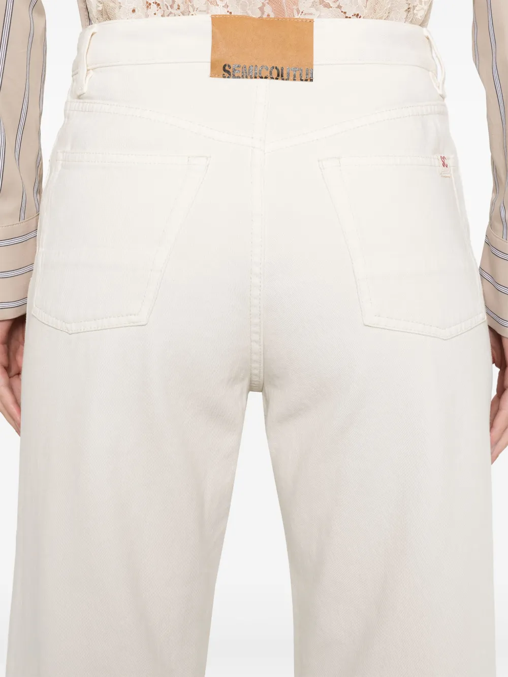 Semicouture Milly broek Beige