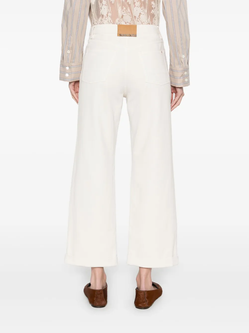 Semicouture Milly broek Beige