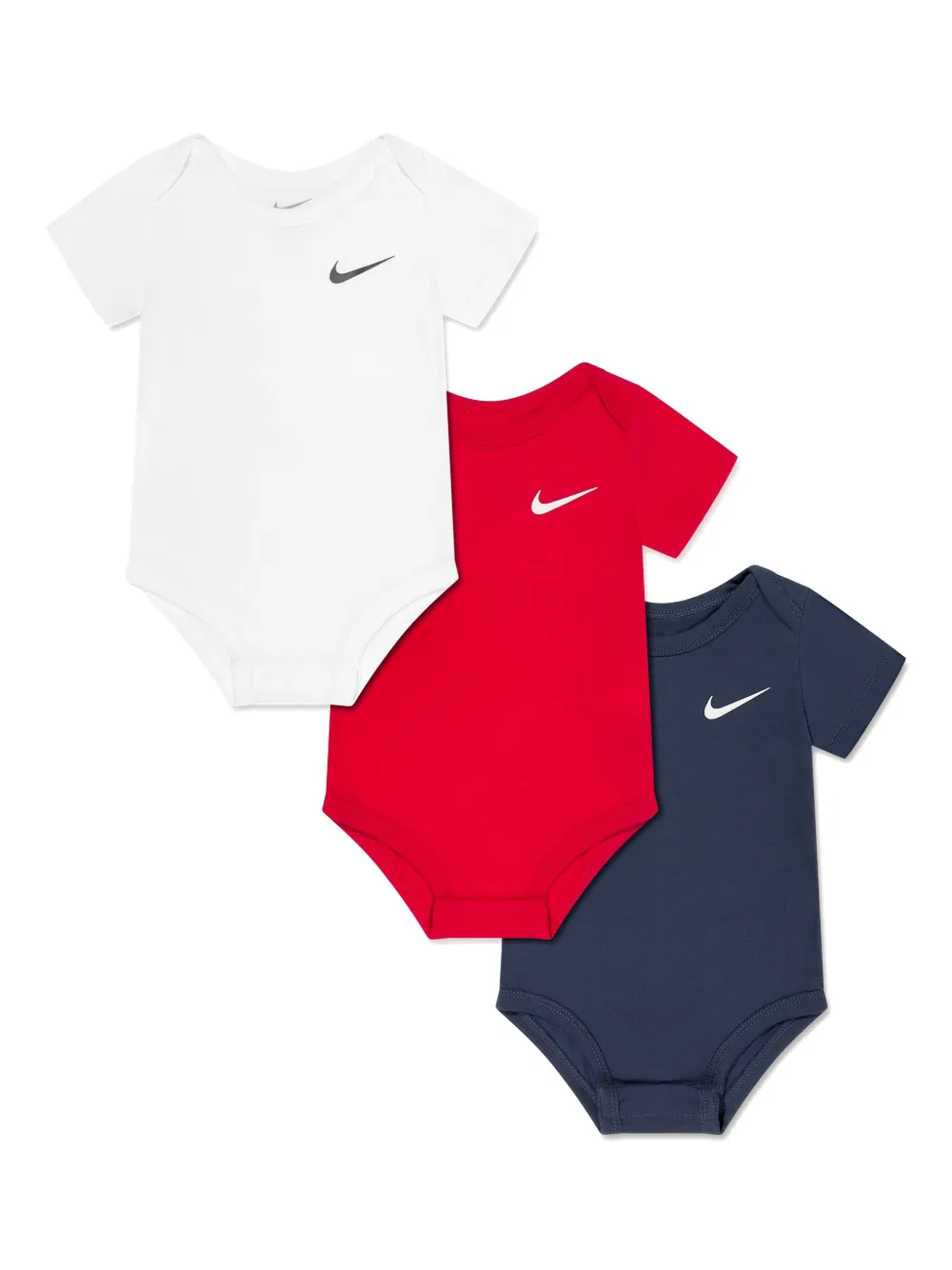 Nike Kids Set di 3 body con logo - Blu