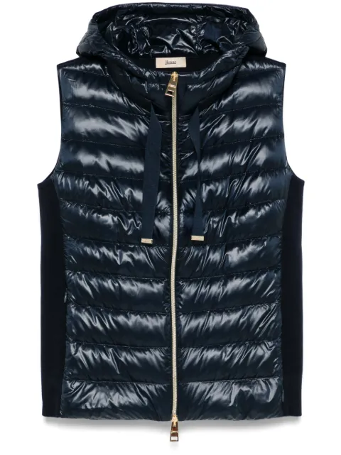Herno quilted-panel gilet