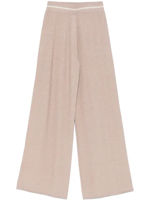 LIU JO lurex-embellished trousers