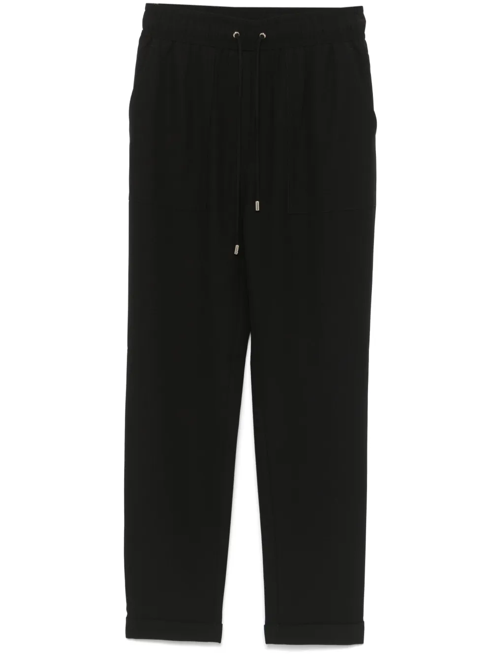LIU JO crepe trousers | Black | Image 1