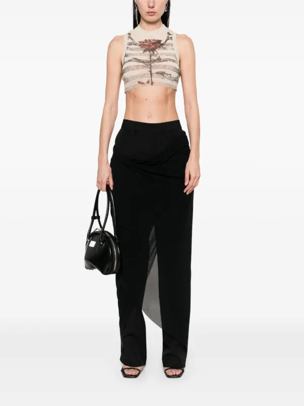 トップス jean paul gaultier mariniere tattoo tops Jean Paul Gaultier Tattoo Marinière Top | Neutrals | FARFETCH