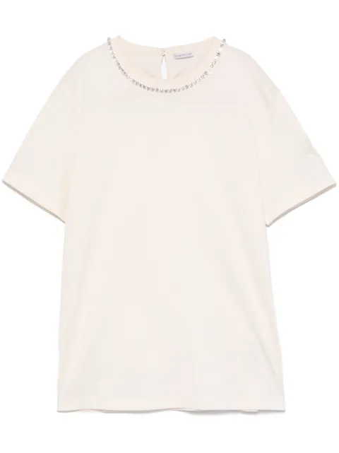 Moncler crystal-embellished T-shirt