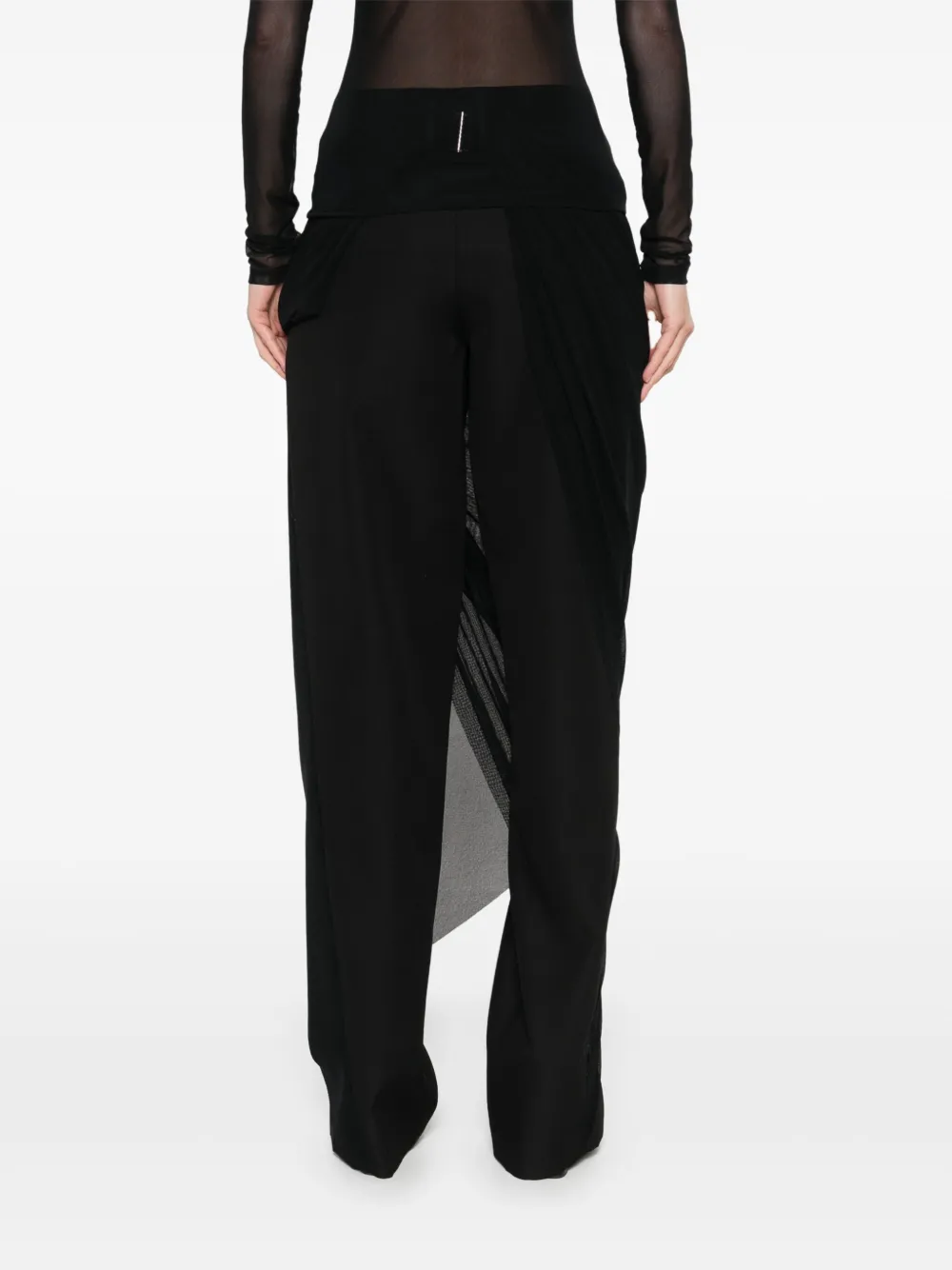 Jean Paul Gaultier Tattoo Ruban top Zwart