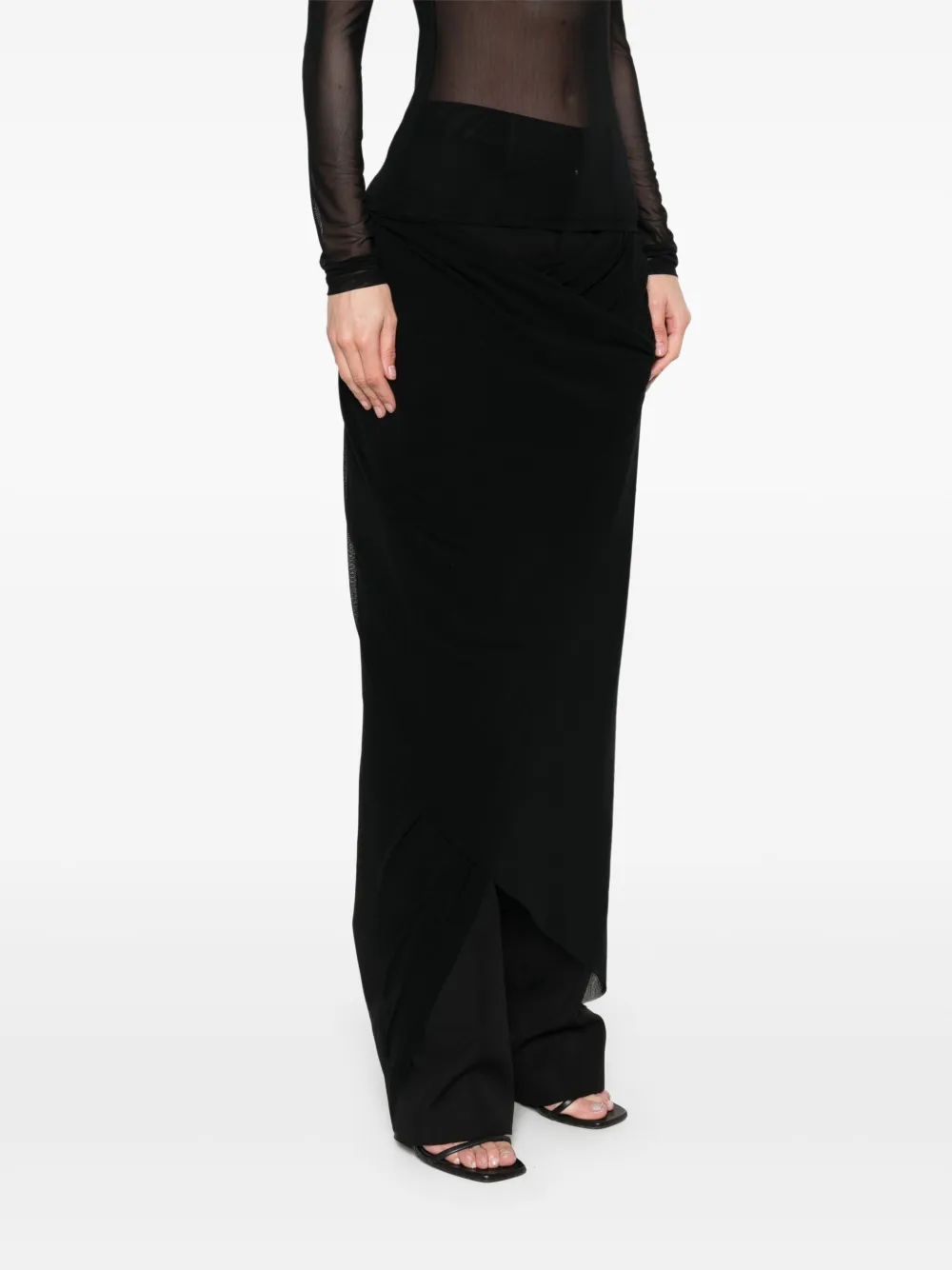 Jean Paul Gaultier Tattoo Ruban top Zwart