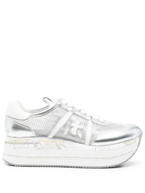 スニーカー PREMIATA Women Sneakers BETH VAR 7373 Silver 28602487_57974623_600.jpg