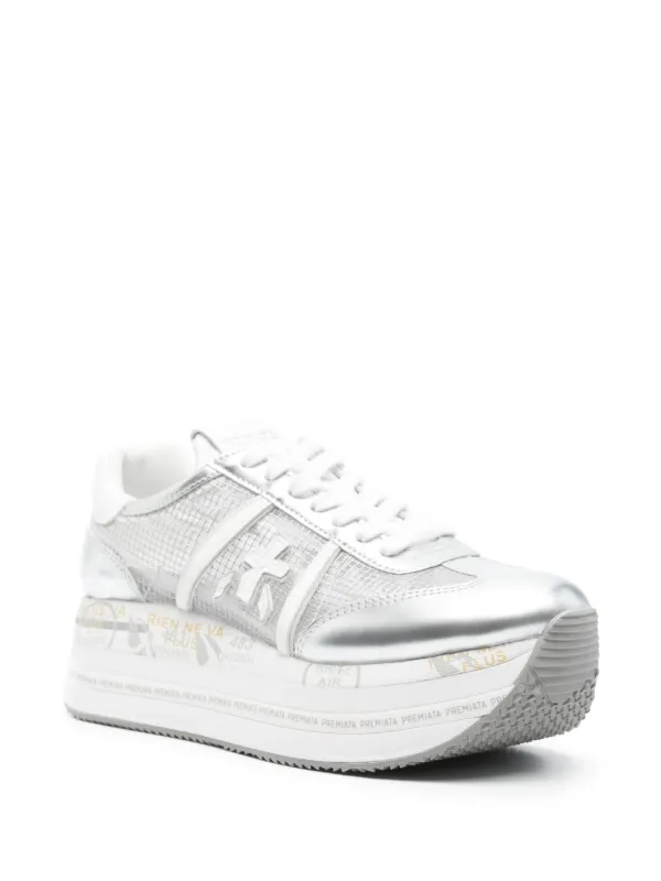 Premiata Beth 7373 Sneakers | Silver | FARFETCH