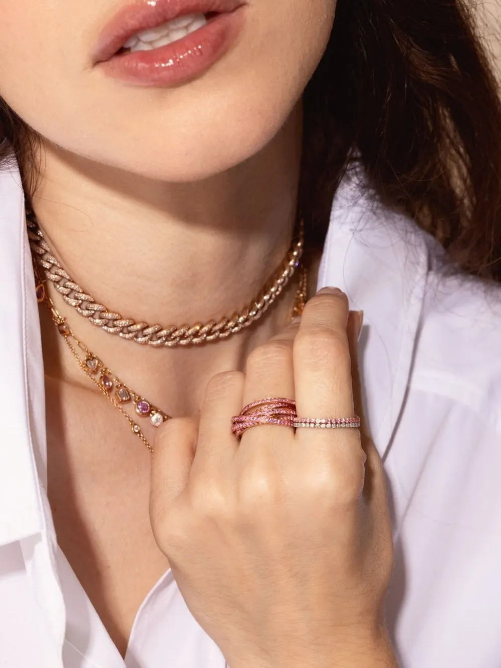 SHAY 18kt rose gold sapphire ring | Image 2