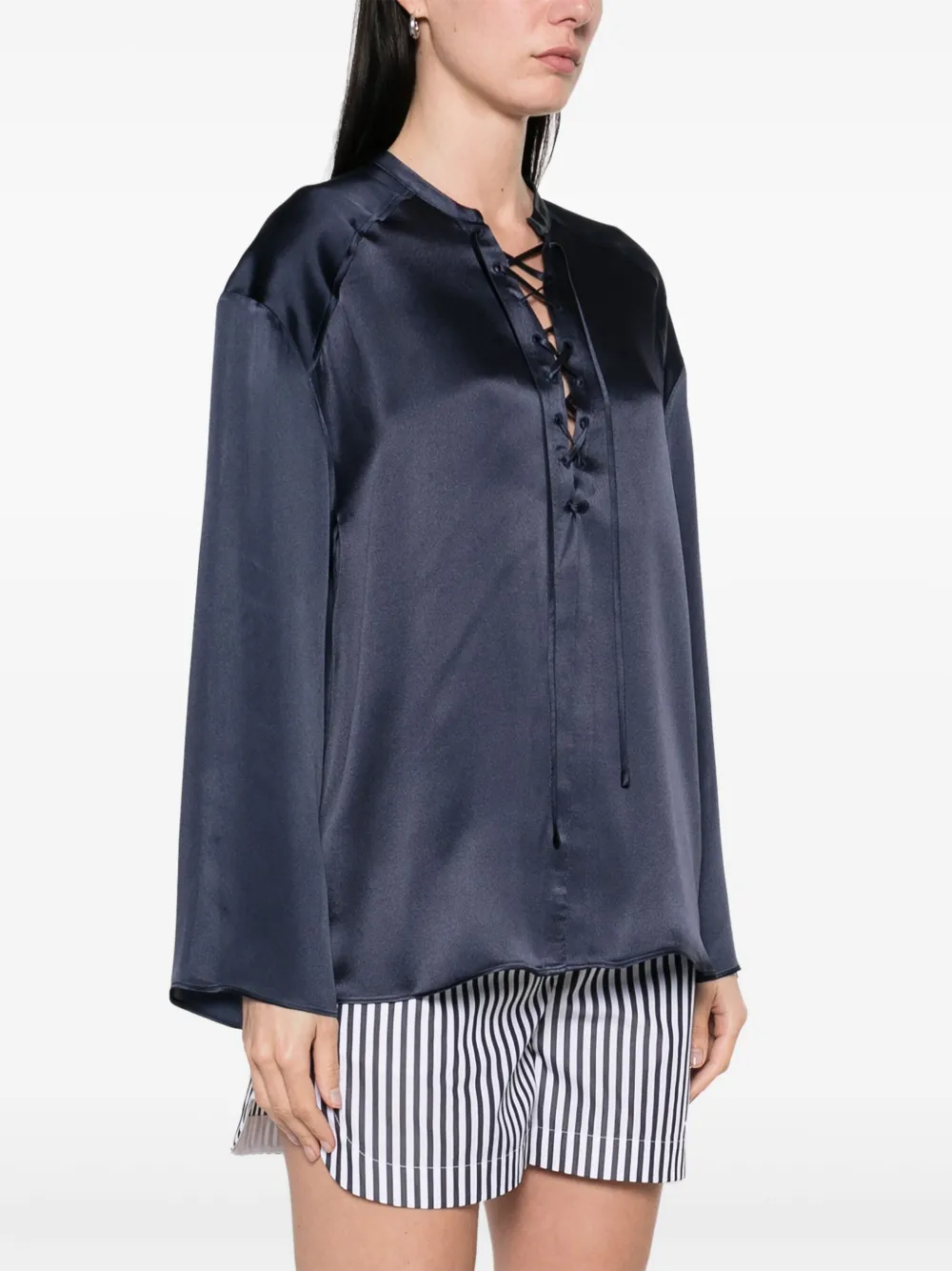 Semicouture Genesia blouse Blauw