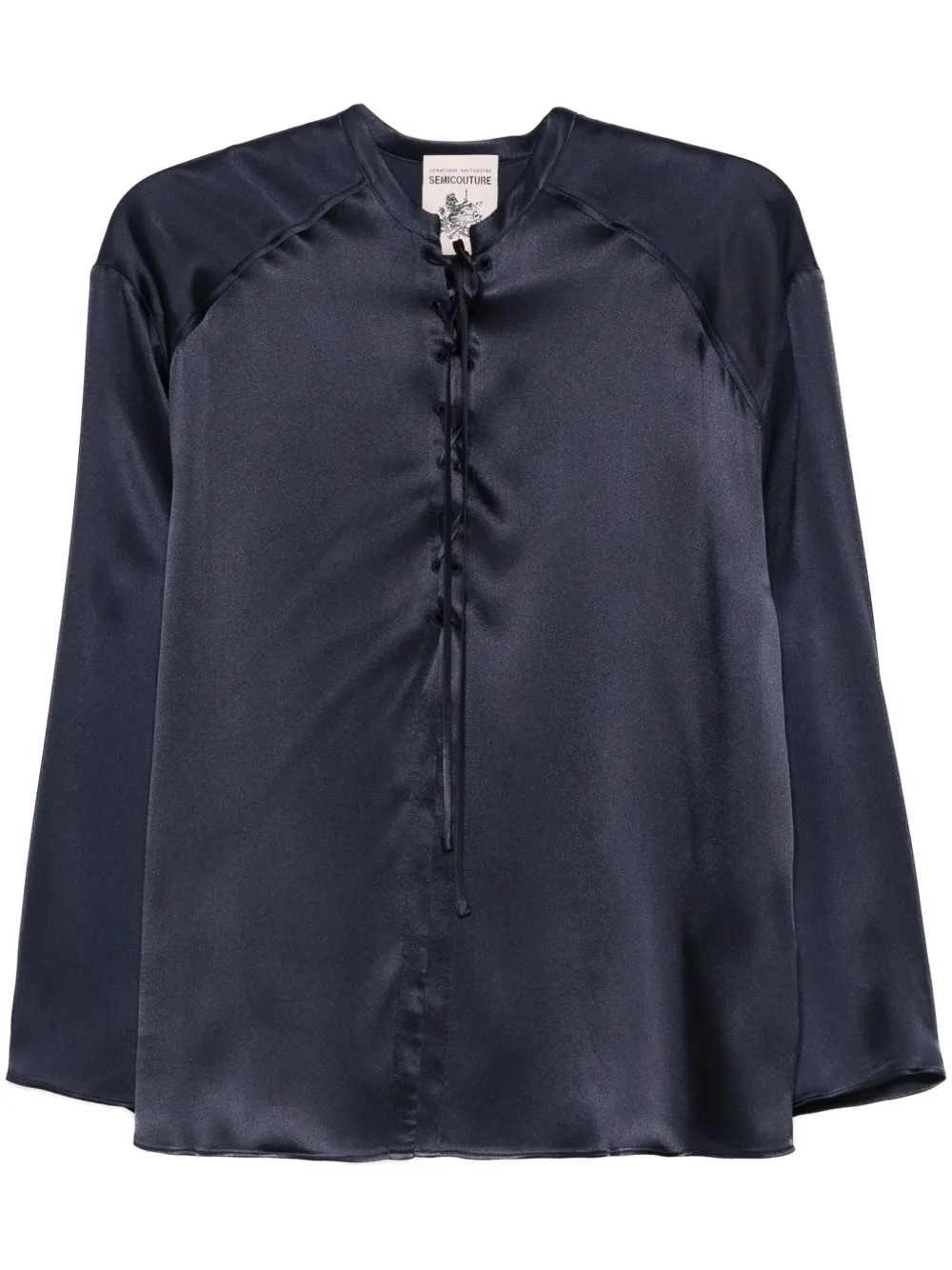 Semicouture Genesia blouse Blauw