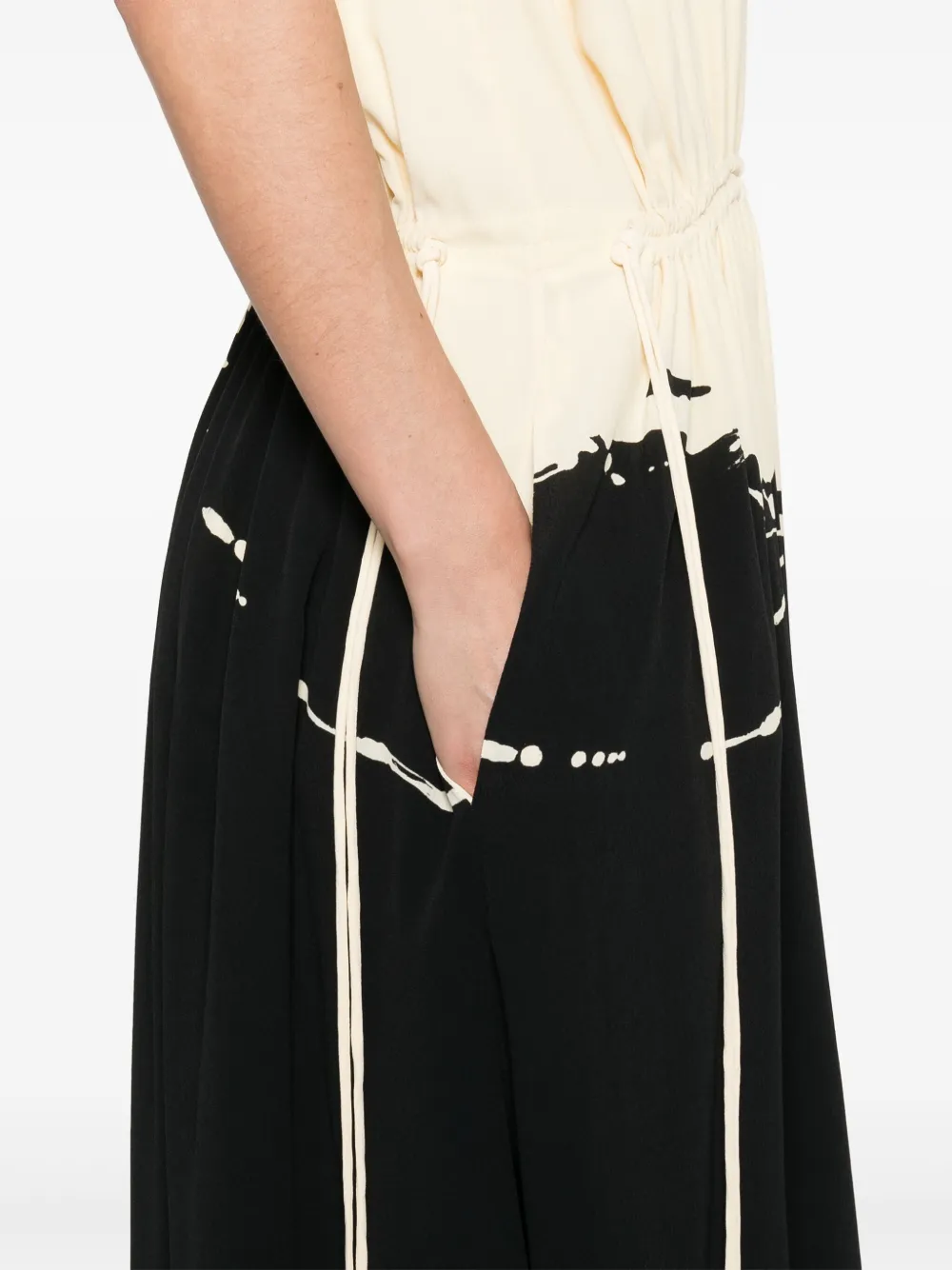 Proenza Schouler Ezra midi-jurk Beige