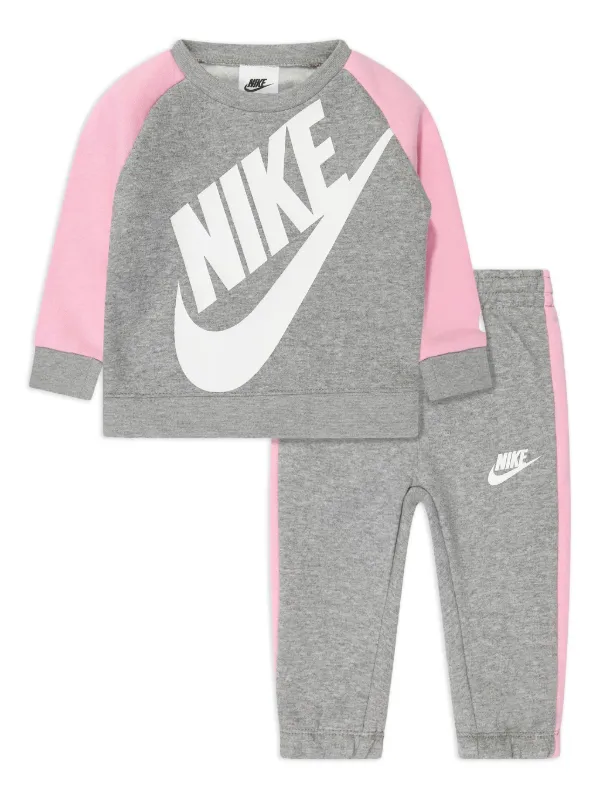 Nike Kids Logo Tracksuit Set Grey FARFETCH PH - Main Image