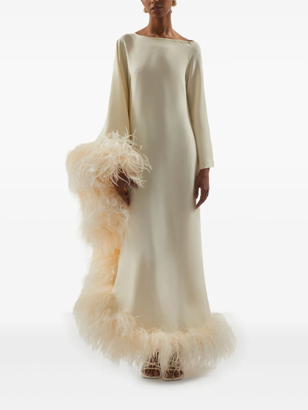tallermarmo Taller Marmo Ubud Extravaganza jurk - Beige