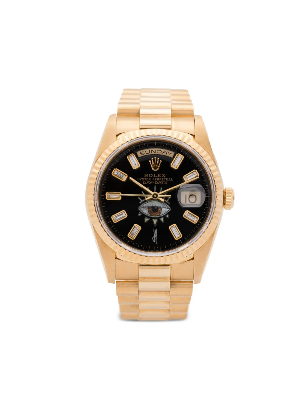 Jacquie Aiche customised Day Date 34mm | Black | Image 1