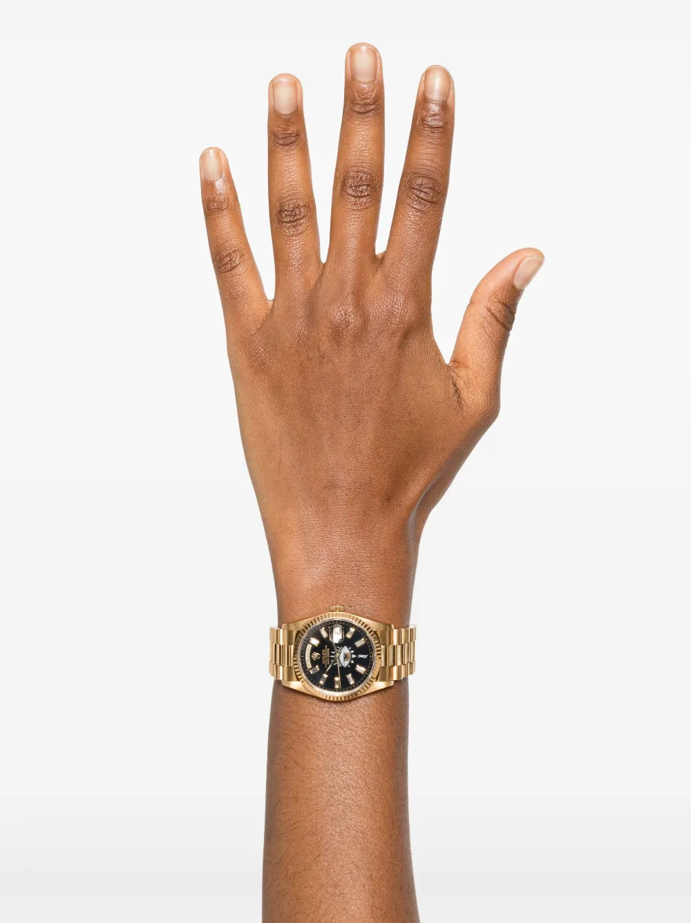 Jacquie Aiche Gepersonaliseerd Day Date 34 mm - Zwart