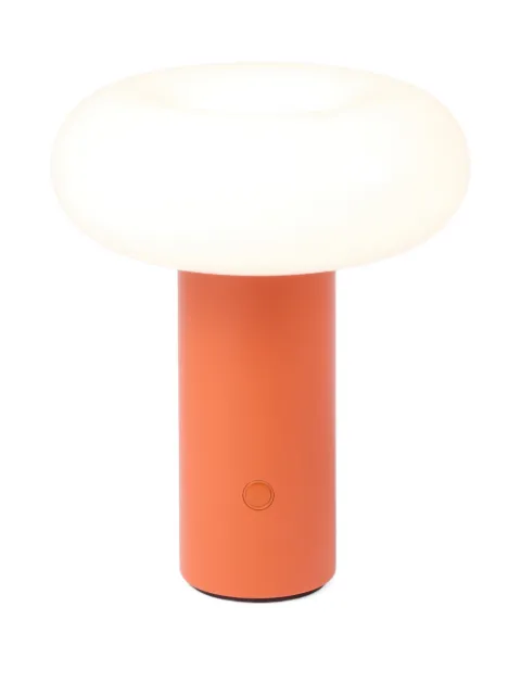 The Conran Shop Torus orange portable lamp